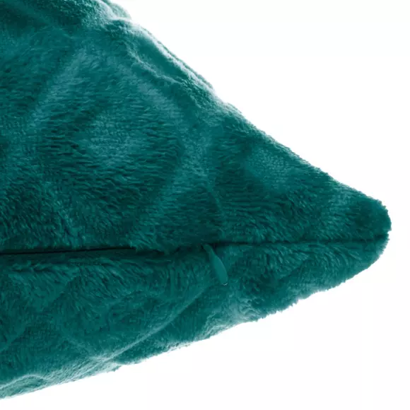 Cojín (40 cm) Pastilla 3D Verde azulado 3