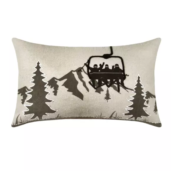 Rechthoekig Sierkussen (50 cm) Albertville Grijs 3