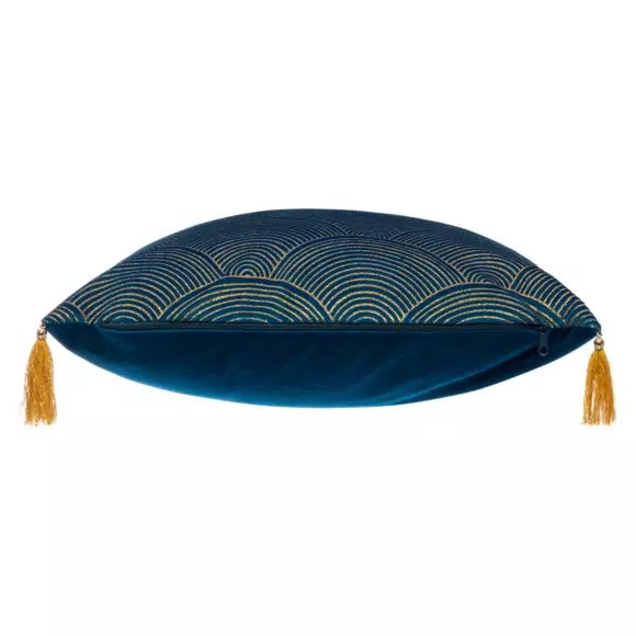 Sierkussen (40 cm) Glitter Eend blauw 2