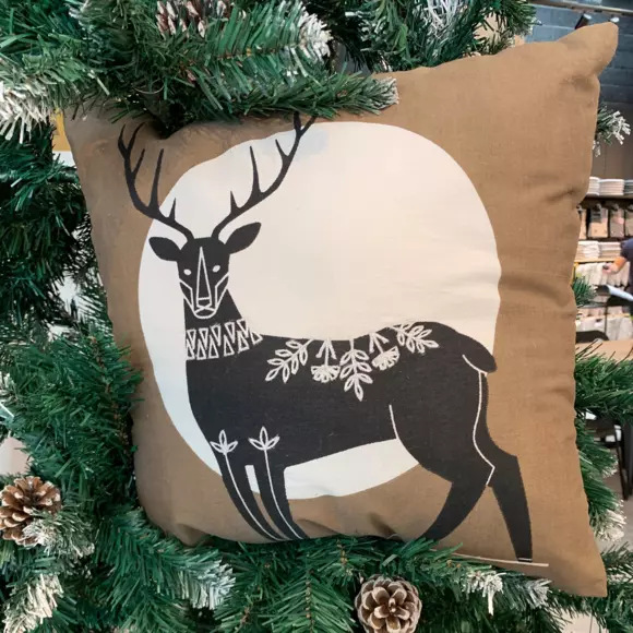 Coussin carré (40 cm) Estrella Taupe 3