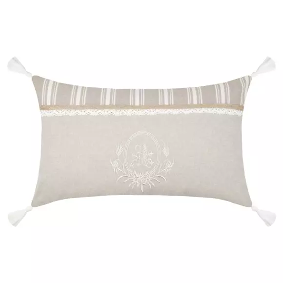 Coussin rectangulaire (50 cm) Adelaïde Beige 3