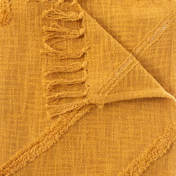 Jeté de canapé (180 cm) Inca Jaune ocre 3