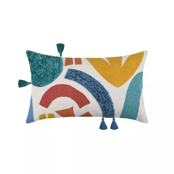 Cojín rectangular en algodón (50 cm) Varisco Multicolor 3