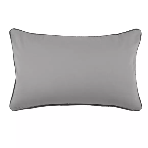Cojín rectangular (50 cm) Duo Gris claro