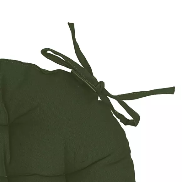 Coussin de chaise rond Datara Vert kaki 2