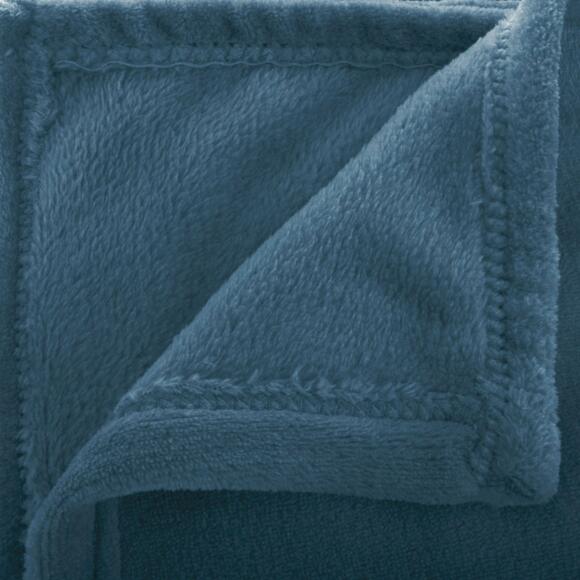 Plaid doux (230 cm) Tendresse Bleu nuit 2