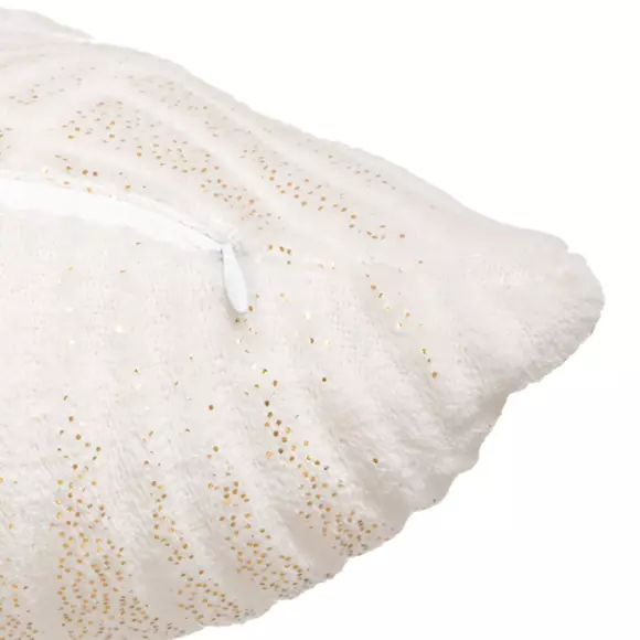 Coussin carré (40 cm) Filo Ivoire 2