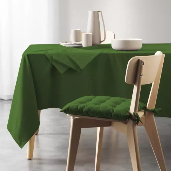 Coussin de chaise coton recyclé Mistral Vert 3