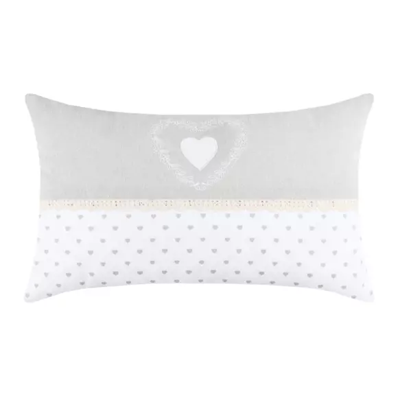 Coussin rectangulaire (50 cm) Berenice Taupe clair 3
