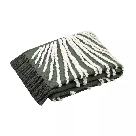  Cobija de sofá en algodón (150 cm) Baléares Verde 3