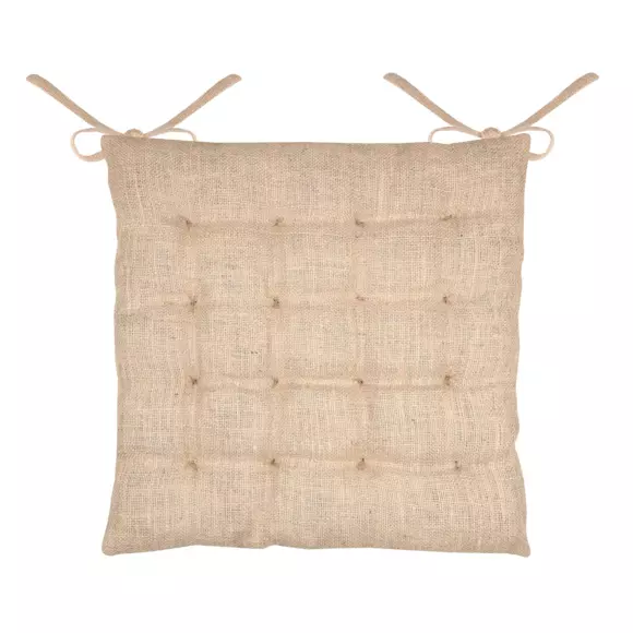 Cojín de silla cuadrado Tampa Gris pizarra