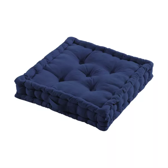 Coussin de sol (50 x H10 cm) Pixel Bleu marine 5