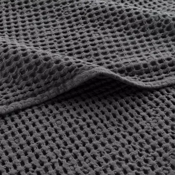 Manta suave  (150 cm) Gaufrette Gris antracita 2