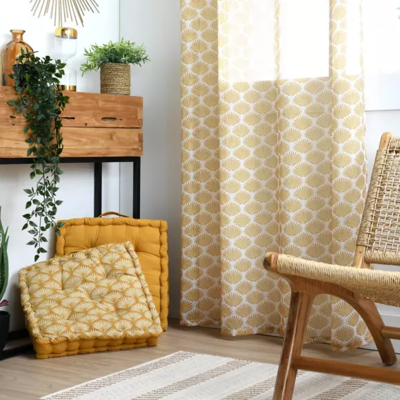Coussin de sol (40 cm) Greenmood Jaune moutarde 2