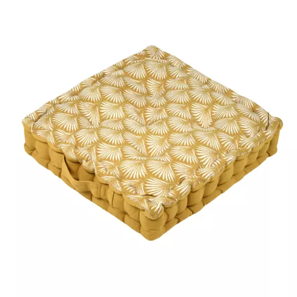 Coussin de sol (40 cm) Greenmood Jaune moutarde 3