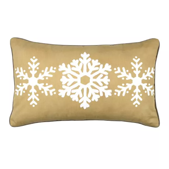 Coussin rectangulaire (50 cm) Estrella Jaune miel 3