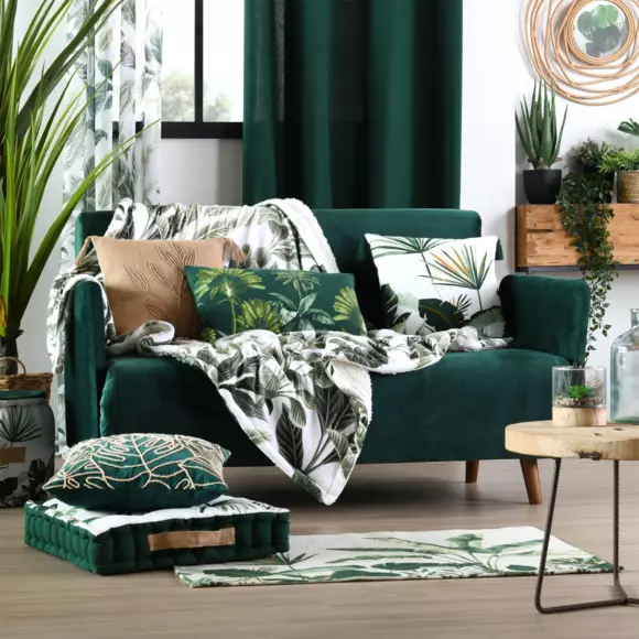 Coussin rectangulaire (50 cm) Topiary Vert 2