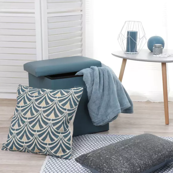 Manta suave (150 cm) Ternura flanel Azul tormenta 2