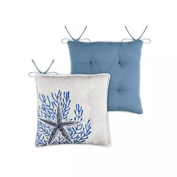 Coussin de chaise Carnac Ecru 2