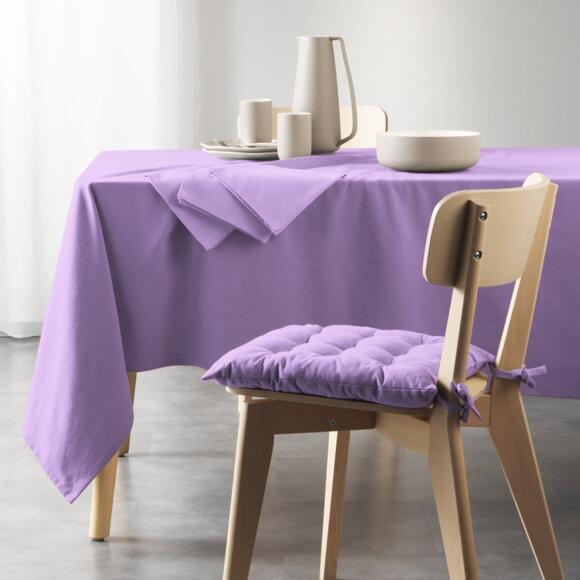 Coussin de chaise coton recyclé Mistral Violet lilas 3