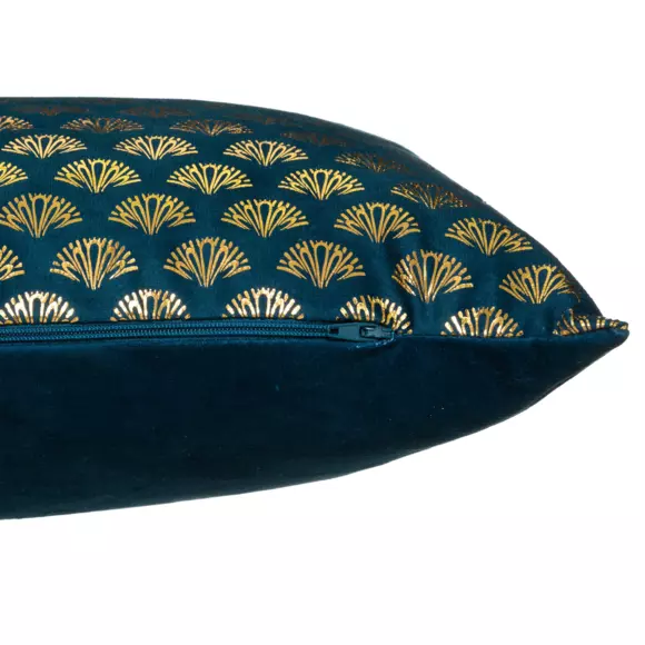 Coussin rectangulaire Tropic Bleu canard 2