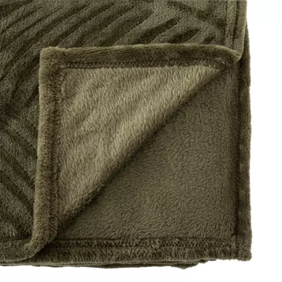 Plaid polaire (150 cm) Zoa Vert kaki