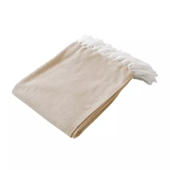 Manta canapé (150 cm) Harmony Beige 2