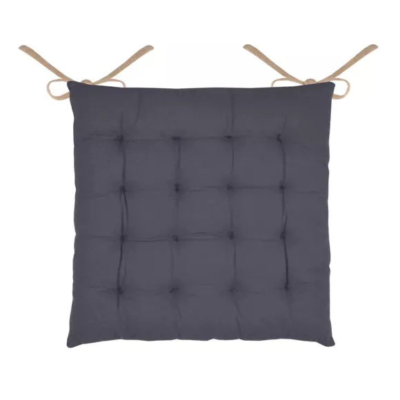 Coussin de chaise carré Tampa Ecru