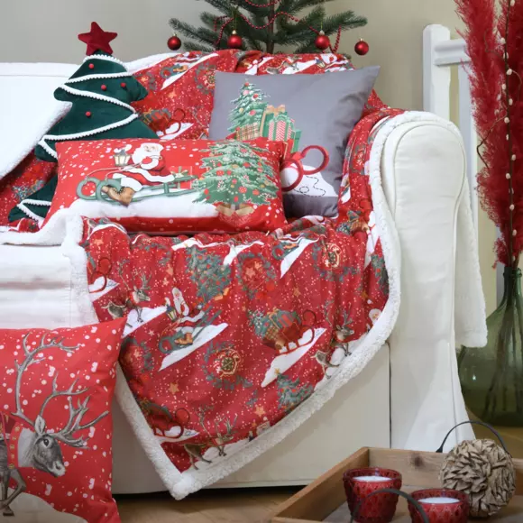Plaid doux (160 cm) Fantastique Rouge 3