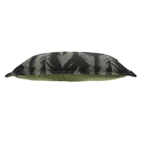 Housse de coussin rectangulaire (50 cm) Abstrait Noire 3
