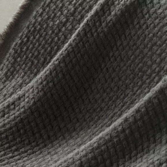 Jeté de canapé (150 cm) Coraline Gris anthracite 3