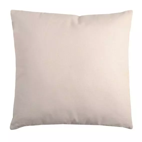 Coussin carré (50 cm) Duo Rouge et beige 3