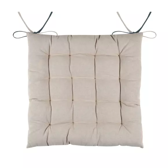 Cojín de silla cuadrado Duo Azul verde