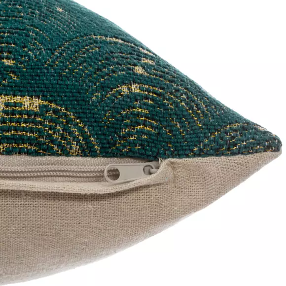Housse de coussin carrée (40 cm) Cali Vert cèdre 2