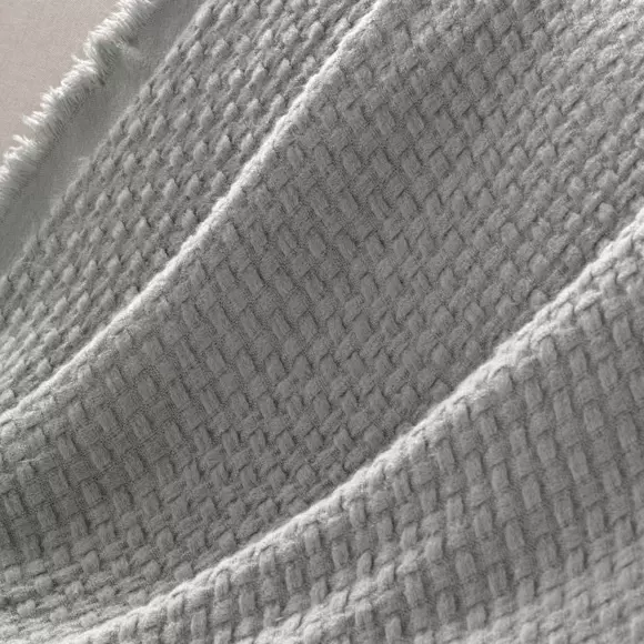Jeté de canapé (150 cm) Coraline Gris clair 3