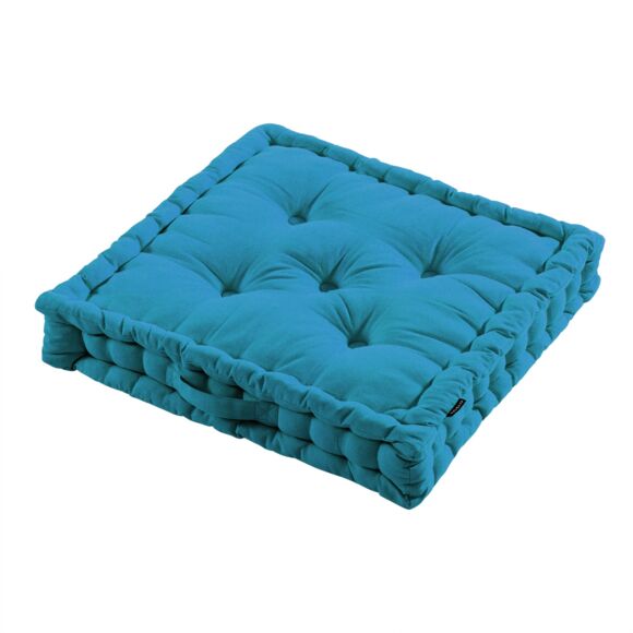 Cuscino da pavimento (60 x H10 cm) Pixel Blu anatra 5