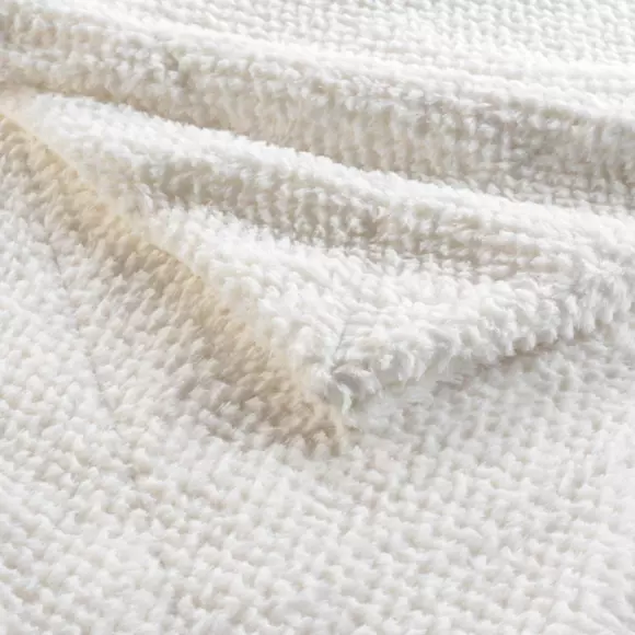 Plaid fausse fourrure (220 cm) Iceberg Ecru 2