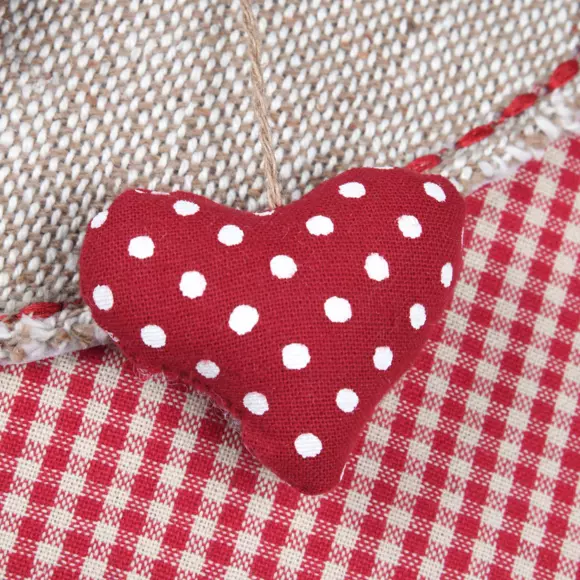 Cojín corazón Marianne Rojo