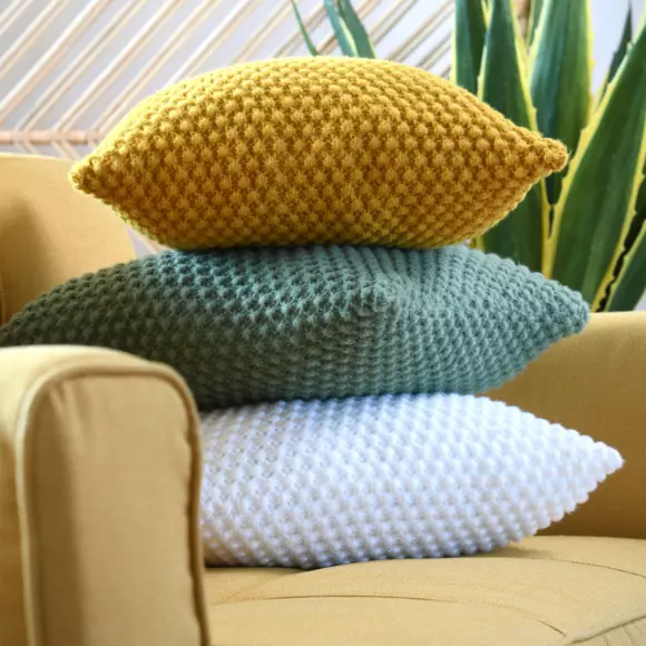 Coussin carré (40 cm) Adrien Blanc