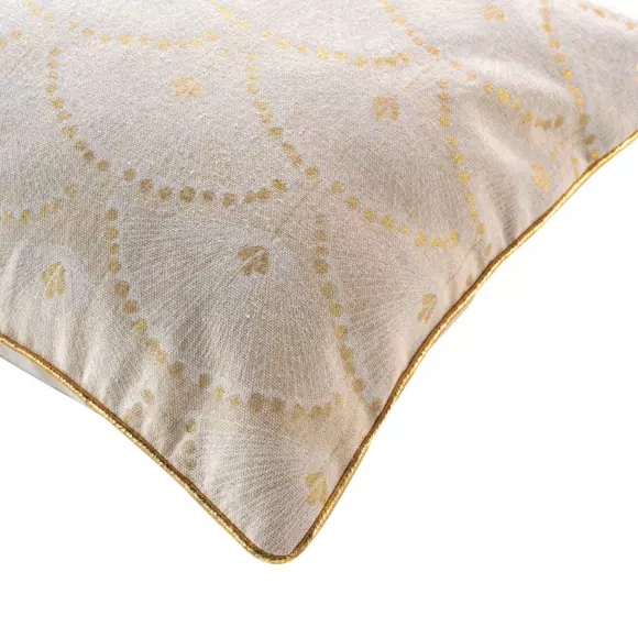 Coussin carré (45 cm) Lorina Beige 2