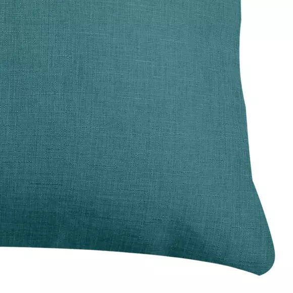 Coussin carré (50 cm) Béa Bleu canard 3