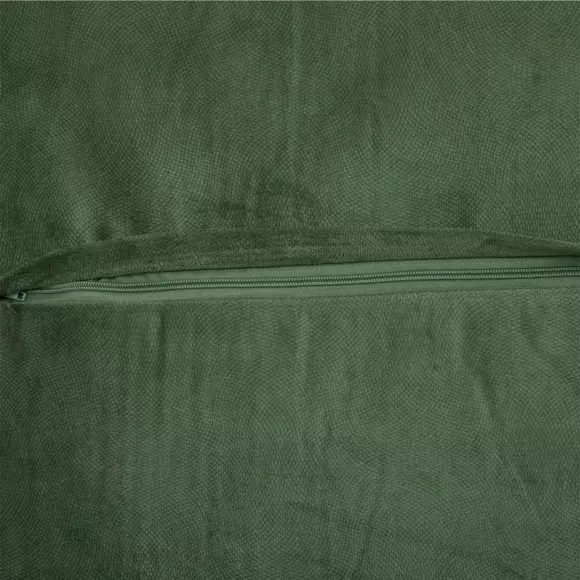 Coussin carré (45 cm) Lilou Vert kaki 2
