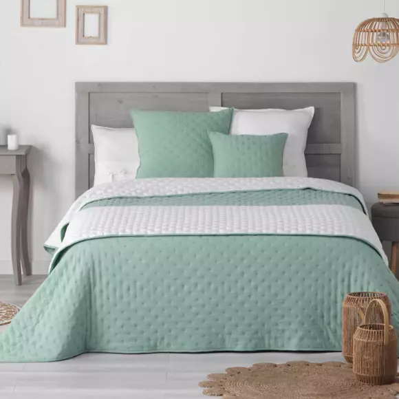 Housse de coussin carrée (40 cm) Mellow Chic Vert menthe 2