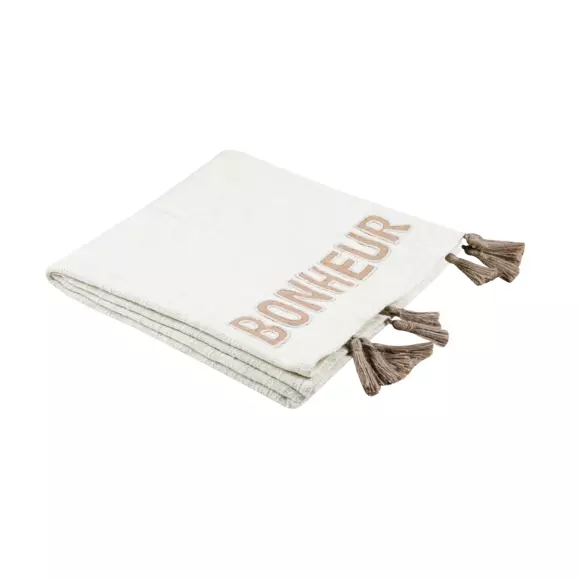  Cobija de sofá en algodón (150 cm) Maison Crudo 3