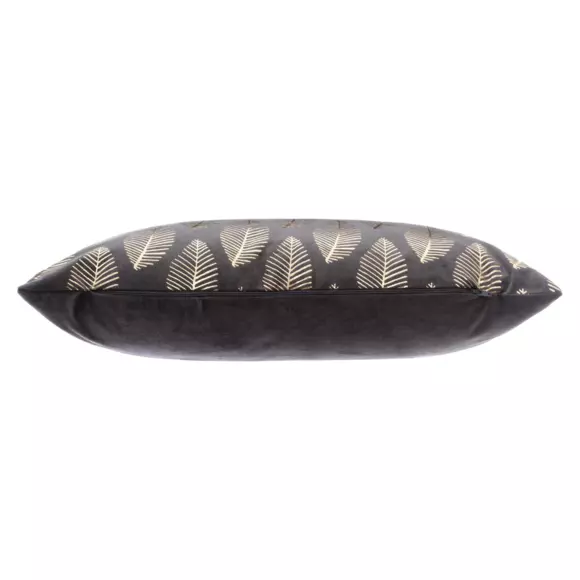 Cojín rectangular terciopelo Oro Tropic  Gris 3