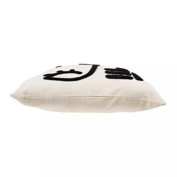 Housse de coussin carrée (40 cm) Portrait Blanche 3