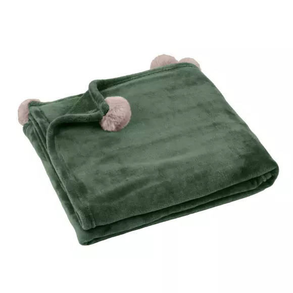 Plaid doux (160 cm) Mellow Vert cactus 2