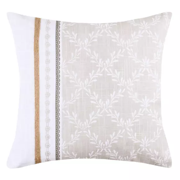 Coussin carré (40 cm) Delila Beige 3