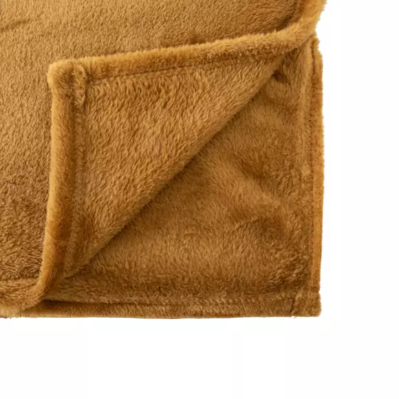 Plaid (200 cm) Row Goudbruin 2