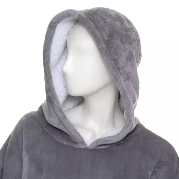 Manta sudadera polar Noa Gris